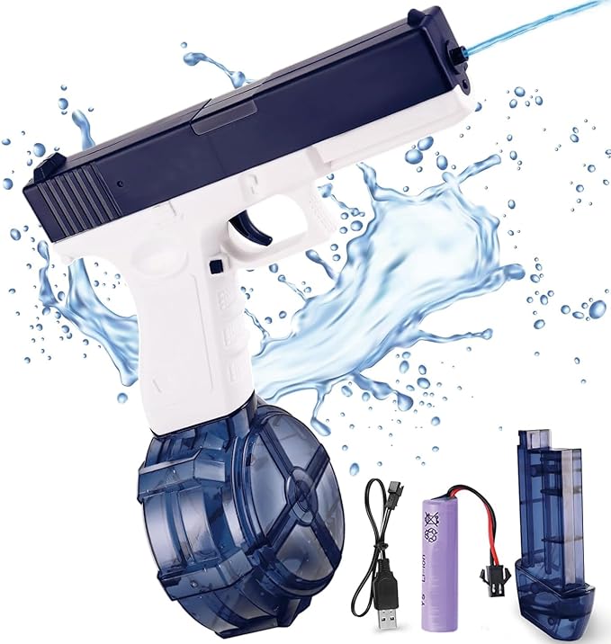 PISTOLA AGUA ELECTRICA GLOCK 2 DEPOSITOS 🔫