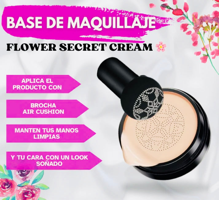 En Base de Maquillaje Premium✨+ Brocha de Regalo 🎁