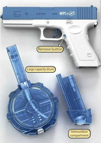 PISTOLA AGUA ELECTRICA GLOCK 2 DEPOSITOS 🔫