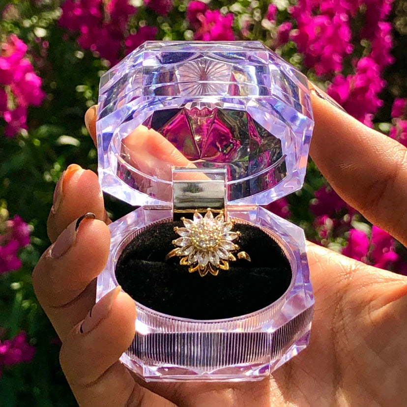 Anillo Girasol Giratorio 🌻💍+ Envío Gratis 🎁