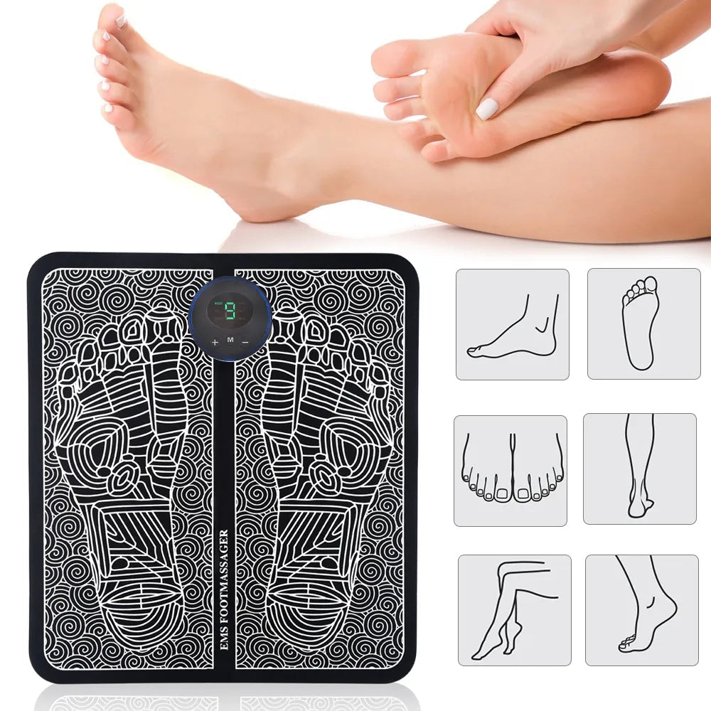 Relájate en Casa 🏠: Masajeador de Pies 👣✨ con Alfombra Extra 🧘‍♀️ + Envío Gratis 🎁